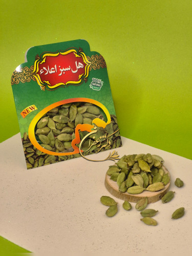 هل سبز اعلاء اکبر بنفش 5 گرمی پک 10عددی