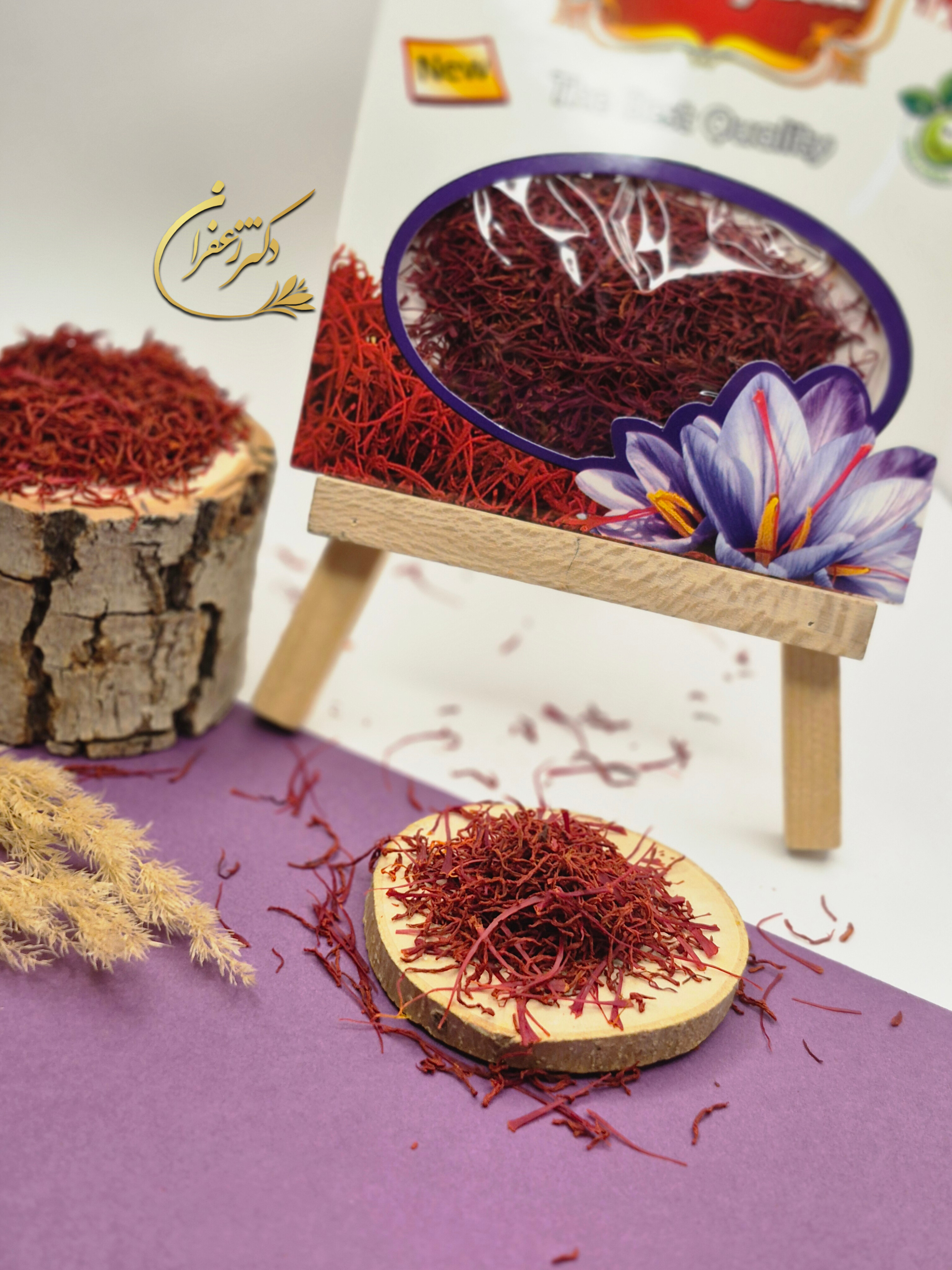 خرید زعفران سرگل سنتی خشک نیم مثقالی | دکتر زعفران